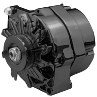 Alternator Power Spark, 140 Amp 1-Wire, Internal Regulator, Black, V-Belt, Chev, Holden, Commodore, Torana, Each