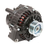Proflow Alternator Power Spark 140 Amp Internal Regulator Black Wrinkle Serpentine Pulley Commodore LS VT VX VY PFEPM38247BK