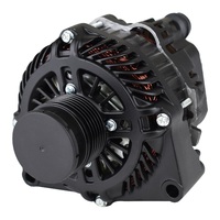 Proflow Alternator Power Spark 140 Amp Internal Regulator Black Wrinkle Serpentine Pulley Commodore LS VE VF PFEPM38270BKW