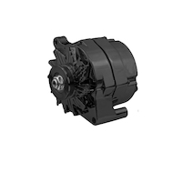 Proflow Alternator Power Spark, 100 Amp, 1G External Regulator, Black Powder Coat, V-Belt, For Ford, Falcon, Each