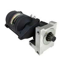 Proflow Starter Motor Power Torque Mini Black Wrinkle For Chevrolet V8 1.4Kw Staggered Mount 168 Tooth Flywheel PFEPM9500
