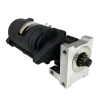 Proflow Starter Motor Power Torque Infini Clock Black Wrinkle Staggered SB & BB For Chevrolet V8 1.4kW 153/168T  PFEPM9612