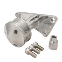 Proflow Power Steering Delete Idler Bracket Kit For Holden Commodore LS VT-VZ VE-VF Billet Aluminium Polished