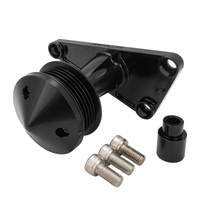Proflow Power Steering Delete Idler Bracket Kit For Holden Commodore LS VT-VZ VE-VF Billet Aluminium Black