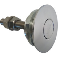 Proflow Quick Release Pro Latch 60mm Fastener, Billet Aluminium, Polished, Kit