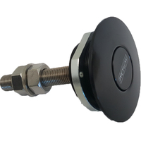 Proflow Quick Release Pro Latch 60mm Fastener, Billet Aluminium, Black, Kit