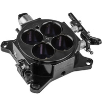 Proflow Throttle Body Universal EFI 4150 & 4500 Square Bore 1375 cfm Billet Aluminium Black  PFEQTB1000B