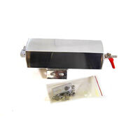 Proflow Recovery Overflow Tank - Coolant - 16 Oz - 8 In Tall - 3 In Hexagon - Drain Valve - Aluminum - Polished - Kit PFERO001