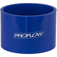 Proflow Hose Tubing Air intake Silicone Straight 1.00in. Straight 3in. Length Blue  PFES101-100