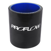 Proflow Hose Tubing Air intake Silicone Straight 1.00in. Straight 3in. Length Black  PFES101-100B