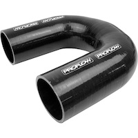 Proflow Hose Tubing Air intake Silicone Coupler 2.50in. 180 Degree Elbow Black  PFES106-250B