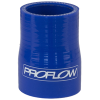 Proflow Hose Tubing Air intake Silicone Reducer 1.50in. - 2.00in. Straight Blue  PFES201-150-200
