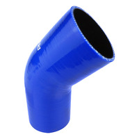 Proflow Hose Tubing Air intake, Silicone, Reducer, 2.50in. 3.00in. 45 Degree Elbow, Blue