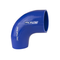 Proflow Hose Tubing Air intake, Silicone, Reducer, 2.00in. 3.00in. 90 Degree Elbow, Blue