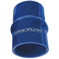 Proflow Hose Tubing Silicone Coupler Hump Style 2.00in. Straight 3in. Length Blue  PFESHH101-200