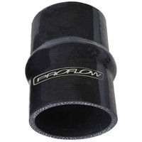 Proflow Hose Tubing Silicone Coupler Hump Style 2.00in. Straight 3in. Length Black  PFESHH101-200B