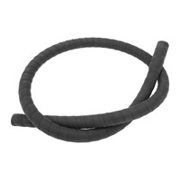 Proflow Silicone Heater Hose 12.7mm (1/2in.) x 16mm (5/8in.) Flared On 1 End, Black 1.1m Length, Each