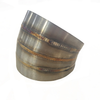 Proflow Pie Cut Welded Round Tube 304 Stainless Steel 3.5 in. 90 deg PFESS-PCRW350-90