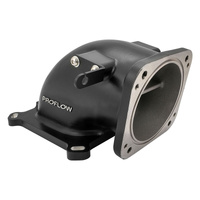 Proflow EFI Throttle Body Intake Elbow 95mm Universal or LS To 4150 Square Bore Cast Aluminium Black
