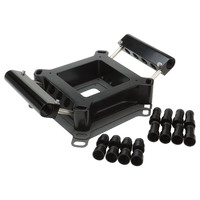 Proflow Fuel injection Conversion Plate Billet Aluminium Black 4150 & 4500 Plate Kit PFETBP4150B