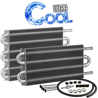 Proflow Fluid Cooler Transmission Tube Fin Natural 10 in. x 15.875 in. x 0.75 in. 3/8 in. Inlet Outlet PFETC405