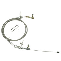 Proflow Automatic Transmission Braided Stainless Kickdown Kit, Carburettor, For Chrysler 904 Kit
