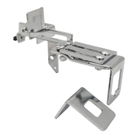 Proflow Throttle Cable Bracket Comes With Optional Adjustable Kickdown Brackets Return Spring Provision Dual Purpose Universal Chrome Kit