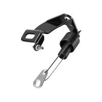 Proflow Throttle Cable, Return Spring Kit, Dual Application, Black Stainless Steel