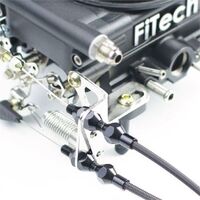 Proflow Throttle Cable Bracket, FiTech EFI, Stainless Steel, Polished, Each