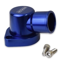 Proflow Water Neck Billet Aluminium Swivel Blue Anodised 90 Degree SB For Ford 302-351C PFETH-802BL