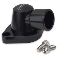 Proflow Water Neck Billet Aluminium Swivel Black Anodised 90 Degree SB & BB For Chev PFETH-803BK