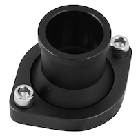 Proflow Water Neck, Billet Aluminium, Black Anodised, Straight Up SB For Ford 302-351 Cleveland