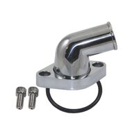 Proflow Aluminium Water Neck For Chevy Small Block 15 Degree O'Ring Polished Aluminum PFETH-R8459