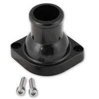 Proflow Water Neck Thermostat Housing Cast Aluminum Black Straight Swivel For Chev For Holden LS Each PFETH-R8938BK