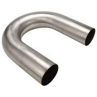 Proflow Titanium Tubing Mandrel-Bend 2.0 in. 1.2mm Wall 180 Deg 152x152mm PFETI-MB200-180