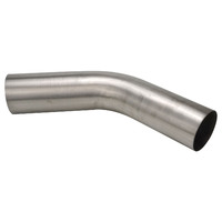Proflow Titanium Tubing Mandrel-Bend 2.0 in. 1.2mm Wall 45 Deg 152x152mm PFETI-MB200-45