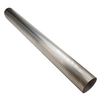 Proflow Titanium Tubing Titanium 1.75 in. 1.2mm Wall Straight 1 Meter Long PFETI-ST175-1L