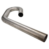 Proflow Titanium Tubing Titanium U-J Mandrel Bend 2.50 in. 1.2mm Wall 45/180 Deg  PFETI-UJ250