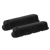 Proflow Valve Covers Steel Black Small Block For Ford 289 351W Pair PFEVC-420