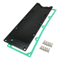 Proflow Billet Aluminium LS1 Engine Valley Cover DOD Delete Low Profile Black