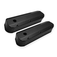 Proflow Valve Covers Tall Fabricated Aluminum Black Powdercoat For Ford Small Block 289 351W Pair PFEVC-6344