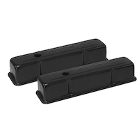 Proflow Valve Covers Steel Black Tall For Chev Small Block Pair PFEVC-720