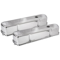 Proflow Valve Covers Steel Tall Chrome For Holden Commodore 253 308 Pair