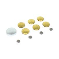 Proflow Freeze Welch plugs, Brass, For Chrysler, Big Block, Kit