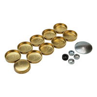 Proflow Freeze Welch plugs, Brass, For Holden Commodore V8 253/308/355 5.0L/5.7L VB to VT, Kit