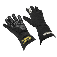 Proforce Driving Gloves, Pro 1 Racing, Double Layer, Nomex, Black, FIA, X Large, Pair