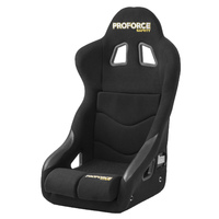 Proforce Racing Seat, FIA, Highback Bucket, Steel Frame, Black Velour, Each