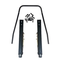 Proforce Seat Brackets, Universal, Sliding, Steel, Black Powdercoated, Per Seat, Kit