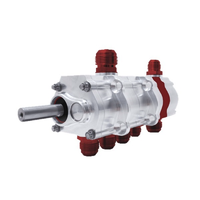Peterson R4 4 Stage Dry Sump Pump Suit L/H Mount, 1.200" Scavenge, 1.200" Pressure, STD Pressure, Rear Drive