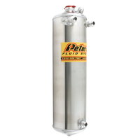 Peterson Lightweight Sprint Car Dry Sump Oil Tank 2.5 Gal (9.50 L), Dual Return Line, -12 Male AN Fittings